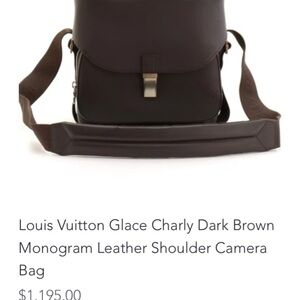 Authentic pre loved Louis Vuitton!!🥰🥰Charly Monogram- Glacéd Brown Leather